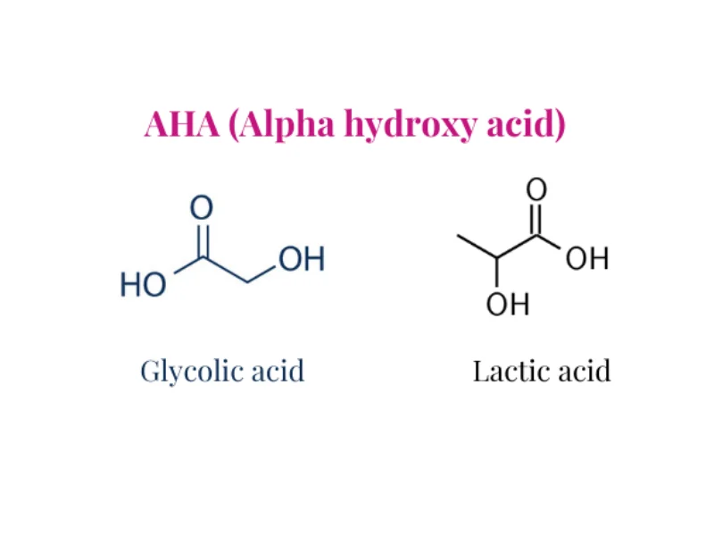 AHA phù hợp cho da mụn, khô và nhạy cảm