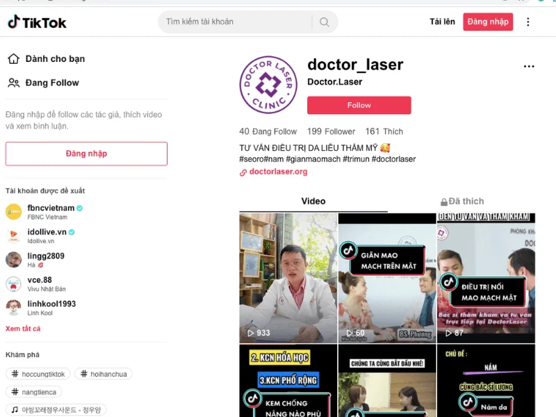 Marketing cho spa bằng tiktok là một lựa chọn tuyệt vời khi có lượng người dùng đông đảo