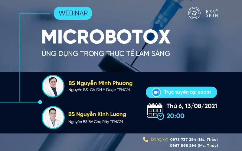 workshop microbotox va ung dung trong tham my
