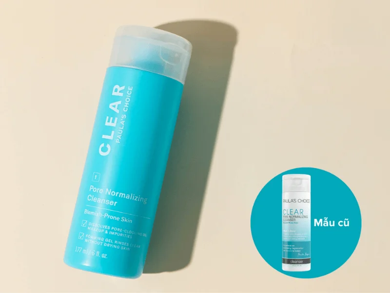 Sữa rửa mặt dược mỹ phẩm Clear Pore Normalizing Cleanser của Paula's Choice