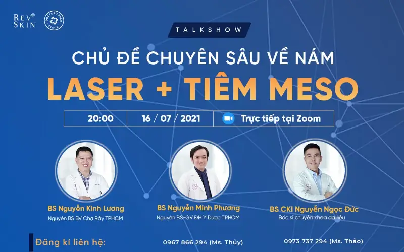 workshop chuyen sau ve nam laser tiem meso