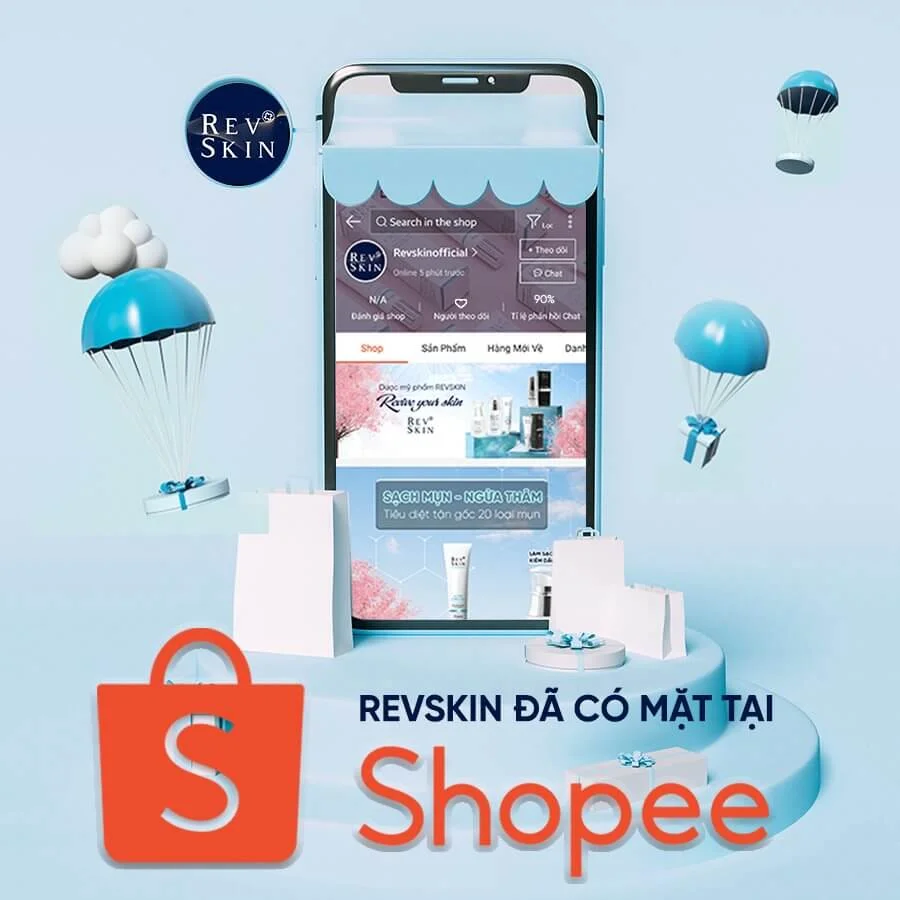 Địa chỉ mua sữa rửa mặt RevSkin chính hãng trên Shopee