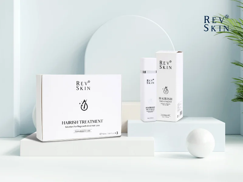 Khắc phục tóc mọc không dều bằng RevSkin Hairish Treatment