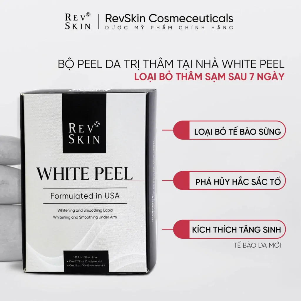 Bộ sản phẩm trị thâm RevSkin White Peel