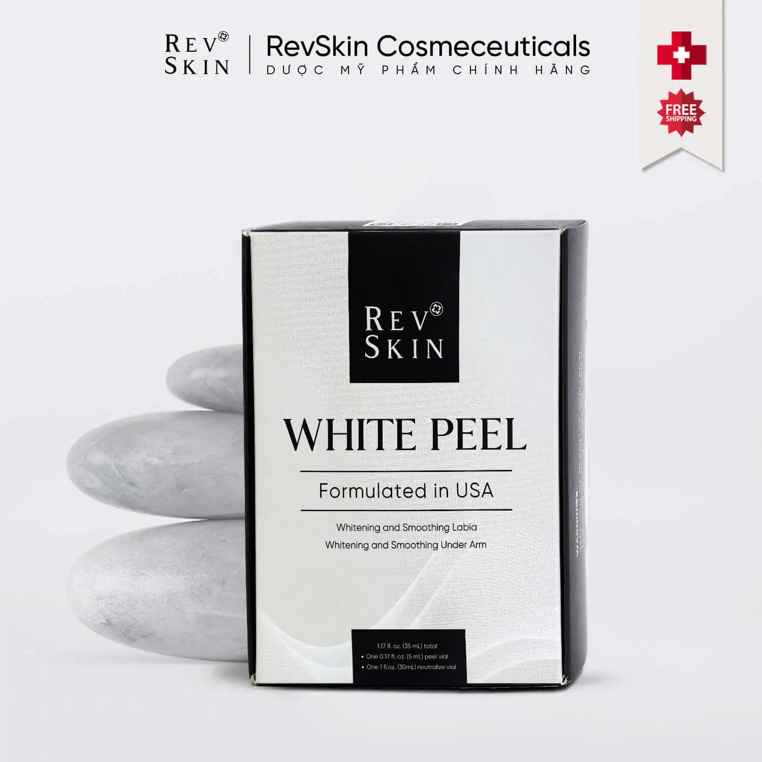 Bộ sản phẩm RevSkin White Peel dành cho nách và bikini