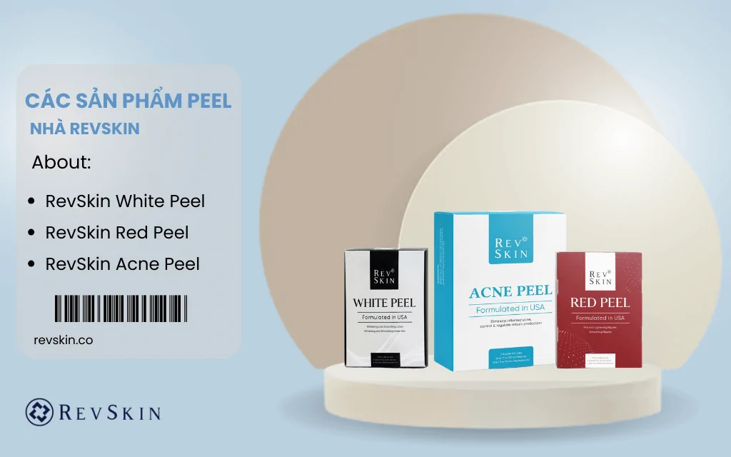 các sản phẩm peel da nhà revskin