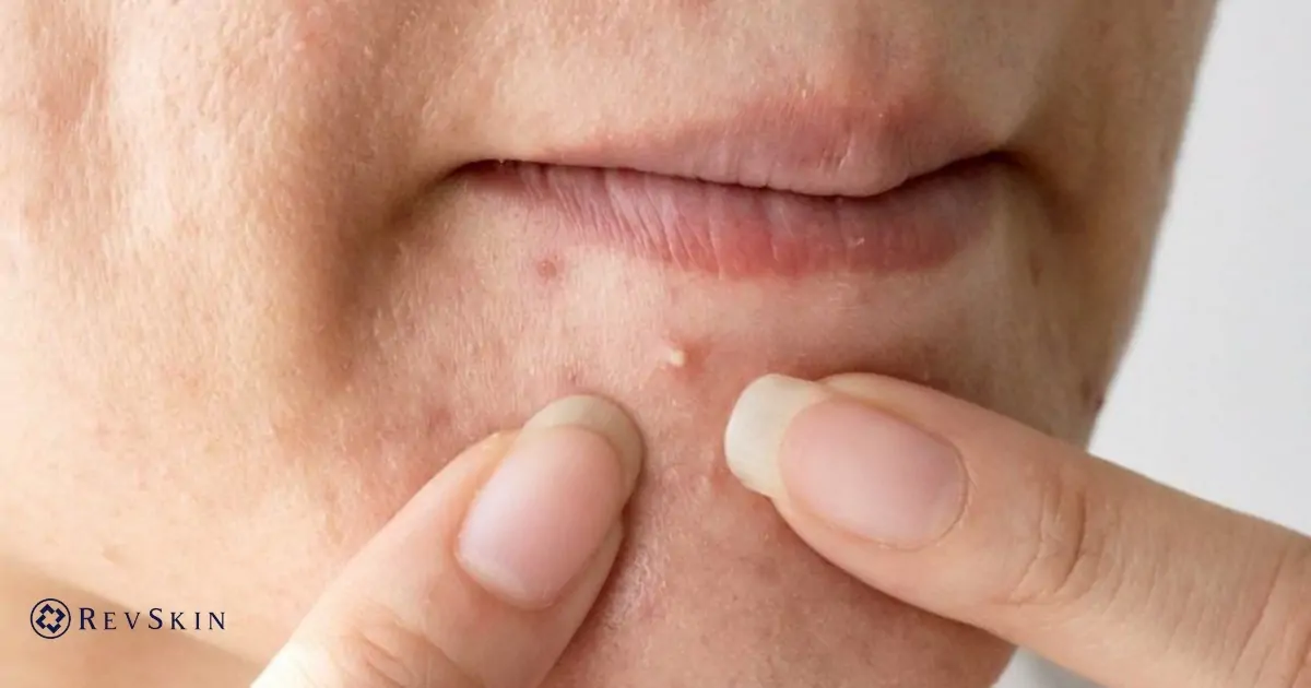 Các loại mụn ở cầm