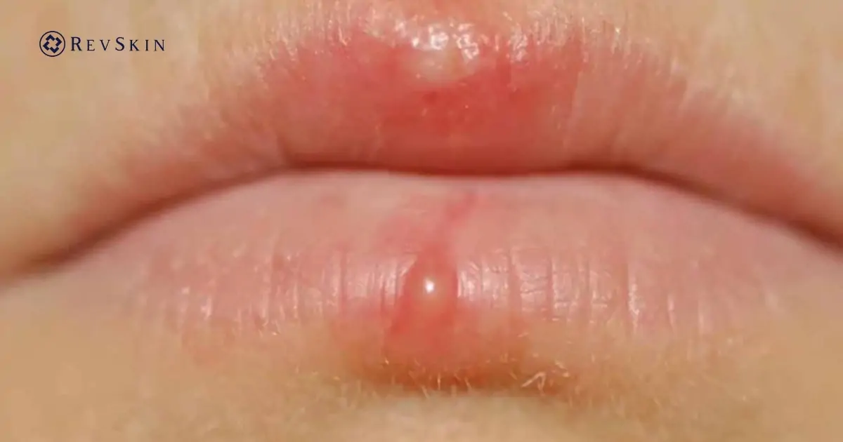 Kích ứng cơ học gây mụn ở môi